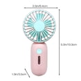 thumbnail image 3 of Ventilador Portátil Ventiladores Personales Portátiles Ventilador Portátil Usb, Ventilador Portátil de Escritorio de 3 Velocidades, Combinación de Paraguas Al Aire Libre Y Ventilador Pequeño, Juego De, 3 of 7