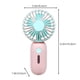thumbnail image 3 of Ventilador portátil USB portátil combinado con paraguas de viaje - Mini ventilador recargable de 3 velocidades con batería de 800mAh, paraguas compacto de 6 nervaduras - Verde, azul, rojo, 3 of 7
