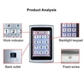 thumbnail image 3 of Kit de sistema de control de acceso Diginex HFeng 125kHz RFID, 3 of 9