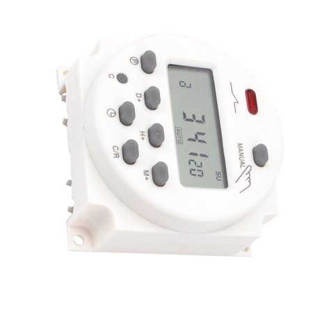 DC24V Digital LCD Display Time Switch Wall Weekly Programmable timer ...