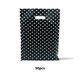 thumbnail image 3 of Bolsa de almacenamiento portátil de 50 piezas con asas, bolsas de compras para recuerdo de fiesta, bolsa de ropa para aperitivos para viajes en Almacenamiento y organización del hogar Negro 35x45cm Matsuzay HA075227-06, 3 of 6