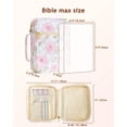 thumbnail image 2 of Funda para Biblia Oterri para Mujeres Rose Majesty Talla Grande, 2 of 7
