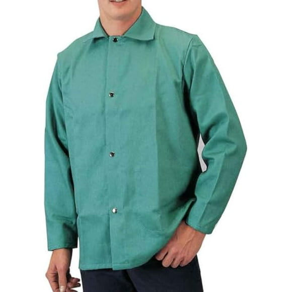 Tillman Flame Retardant Clothing Modern Jacket, 30" L, Green, L, Green, Large US