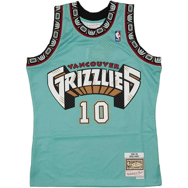 Mitchell & Vancouver Grizzlies Mike 10 Teal Replica Jersey 2.0 NBA_ HWC Basketball Trikot Walmart.com
