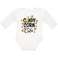 thumbnail image 3 of Inktastic Candy Corn Cutie with Stars Girls Long Sleeve Baby Bodysuit, 3 of 5