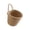 Coffee, variant on NovaStitch Small Hanging Storage Basket Woven Wall Mount Basket Under Cabinet Supply Tote Vanity Desk Holder 6.69x6.10x4.72in Pink