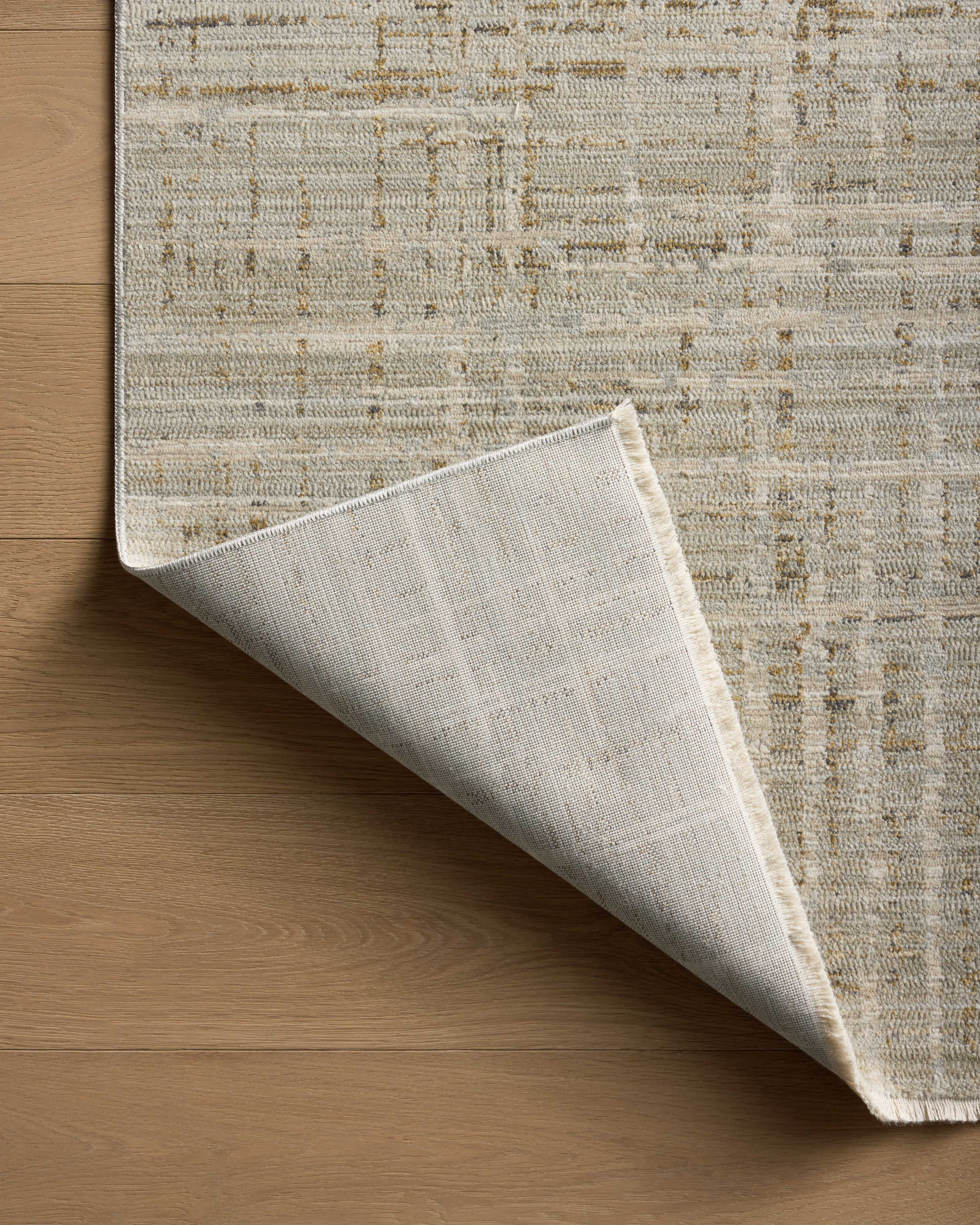 Loloi Wade Mist / Gold 18" x 18" Sample Rug