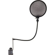 SPF-1 6-Inch Clamp On Pop Filter with Flexible Gooseneck and Metal Stabilizing Arm (2018 Upgraded Model