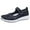 Black, variant on Sopiago Women Running Sneakers Women's Walking Shoes Sock Sneakers Slip On Loafer Mesh Air Cushion Easy Shoes Moccasins Casual Comfortable Work Purple,41