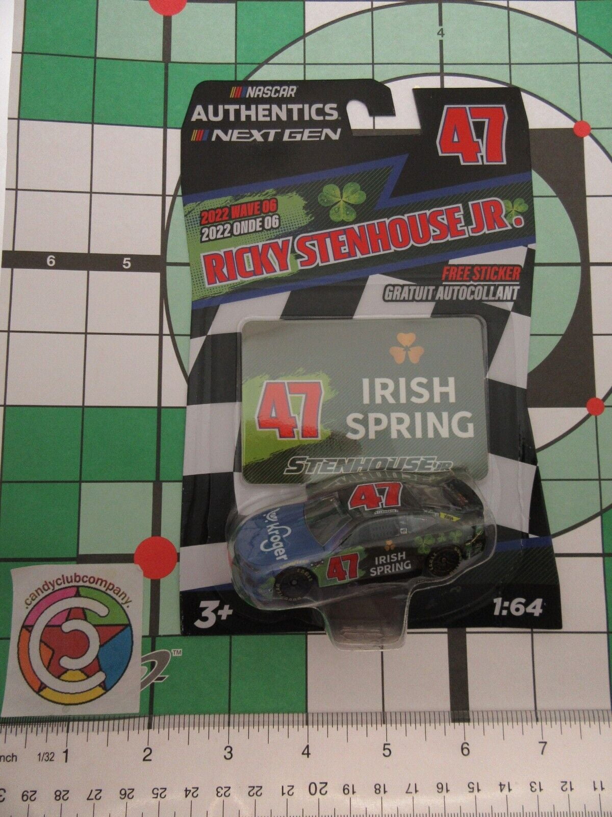 Ricky Stenhouse Jr ~ Irish Springs ~ NASCAR Authentics ~ Die Cast 1:64 Scale