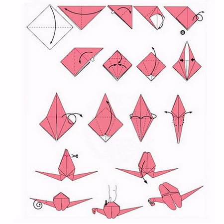 Origami Square Paper Double Sided Coloured Sheets 5 7 8 10 14 5cm Craft Diy Walmart Canada
