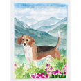 thumbnail image 1 of Carolines Treasures CK1994CHF Mountian Fleurs Beagle Drapeau Toile Maison Taille, 1 of 4