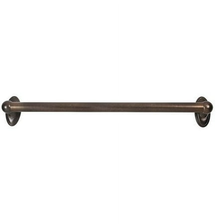 Alno A8022-24 Classic Traditional 24" Wide Single Rod Solid Brass Bathroom Towel Bar -