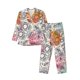 thumbnail image 1 of Fotbe Skull and Flowers Pijama de Hombre con Estampado de Manga Larga, Conjunto de 2 Piezas, Ropa de Dormir Suave y Cómoda con Bolsillos-Large, 1 of 7