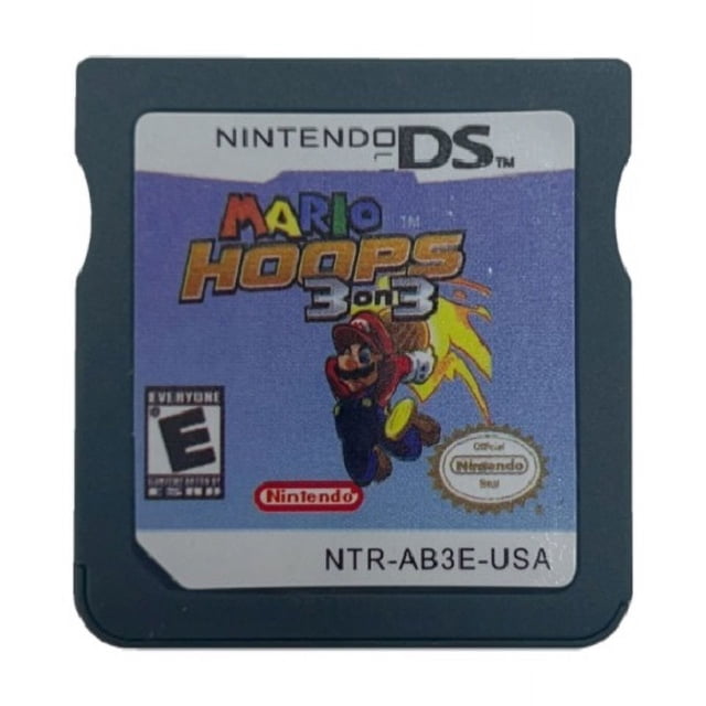 Pokemon/Dragon Quest/DQM2/Cstleuania Juego Cartas para 3DS/3DS NDSi/NDS (Mario Hoops 3 en 3)