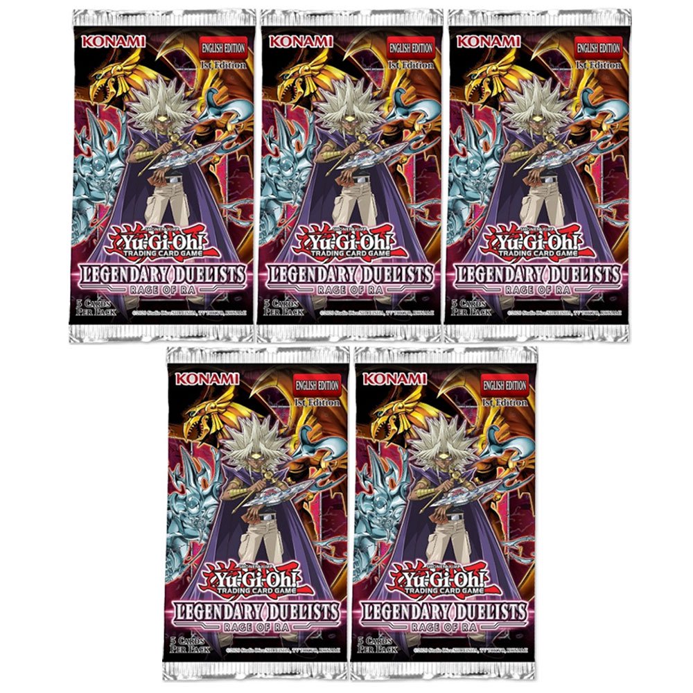 YuGiOh Cards Legendary Duelists Rage of Ra Booster Packs (5 Pack