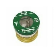 Bussmann BP/TL-30 30 Amp Time Delay, Loaded Link Edison Base Plug Fuse, 125V UL Listed Carded, 3-Pack by Bussmann