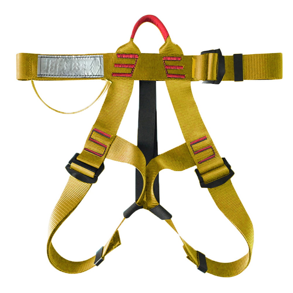 5-Point-Safety Rock Climbing Rappelling Harness Fall Protection Seat Belt US 