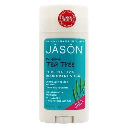 Jason Tea Tree Deodorant - Jason Natural Products - Deodorant Stick Tea Tree Melaleuca - 2.5 oz. by JASON Natural Products (pack of 4)