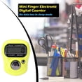 thumbnail image 3 of Mini contador de dedos LCD Contador digital electrónico Rango 0-99999 (Amarillo) Ehuebsd Para estrenar, 3 of 3