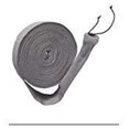 50 ft Knitted Central Vacuum Hose Cover, Gray with Application Tube for