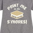 thumbnail image 3 of Instant Message - Point Me To The Smores - Toddler & Youth Girls Fleece Dress, 3 of 6