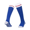 thumbnail image 4 of Kids Soccer Socks Striped Knee High Tube Socks Football Uniform Sports Socks for Boys Girls, 4 of 6