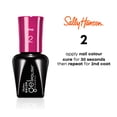 thumbnail image 2 of Sally Hansen Salon Gel Polish Nail Lacquer, Pat On The Black, 0.14 Fl Oz, 2 of 5
