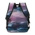 thumbnail image 4 of Fotbe lighthouse Waves Torrential Rain Mochila Casual con Estampado para Escuela, Viajes y Actividades al Aire Libre - Duradera, Ligera y Cómoda, 4 of 5
