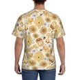 thumbnail image 2 of Rocae Honey Honeycomb for Men's Moisture-Wicking Crew Tee - T-Shirt for Sports, Outdoor Activities, and Casual WearXX-Large, 2 of 9