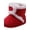 Red, variant on AVAIL Toddler Baby Boys Girls Booties Soft Non-Slip Sole Newborn First Walkers Winter Infant Shose