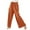 Orange, variant on Inleife Womens Pants Fashion Casual Solid Color Elastic Loose Pants Women's Summer Straight Wide Leg Trousers Pants