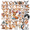 5A, variant on cartoon Deer Stickers, Waterproof Deer Sticker for Water Bottle Laptop Phone Cases Planner Skateboard Luggage Helmet Party Favor Decor, Ideal for Adults Teens Teacher Rewards