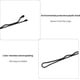 thumbnail image 3 of 150 horquillas para el pelo, horquillas esenciales para el peinado del cabello, horquillas de metal onduladas con punta redonda, horquillas para el pelo para niñas y mujeres con caja portátil (negro), 3 of 5