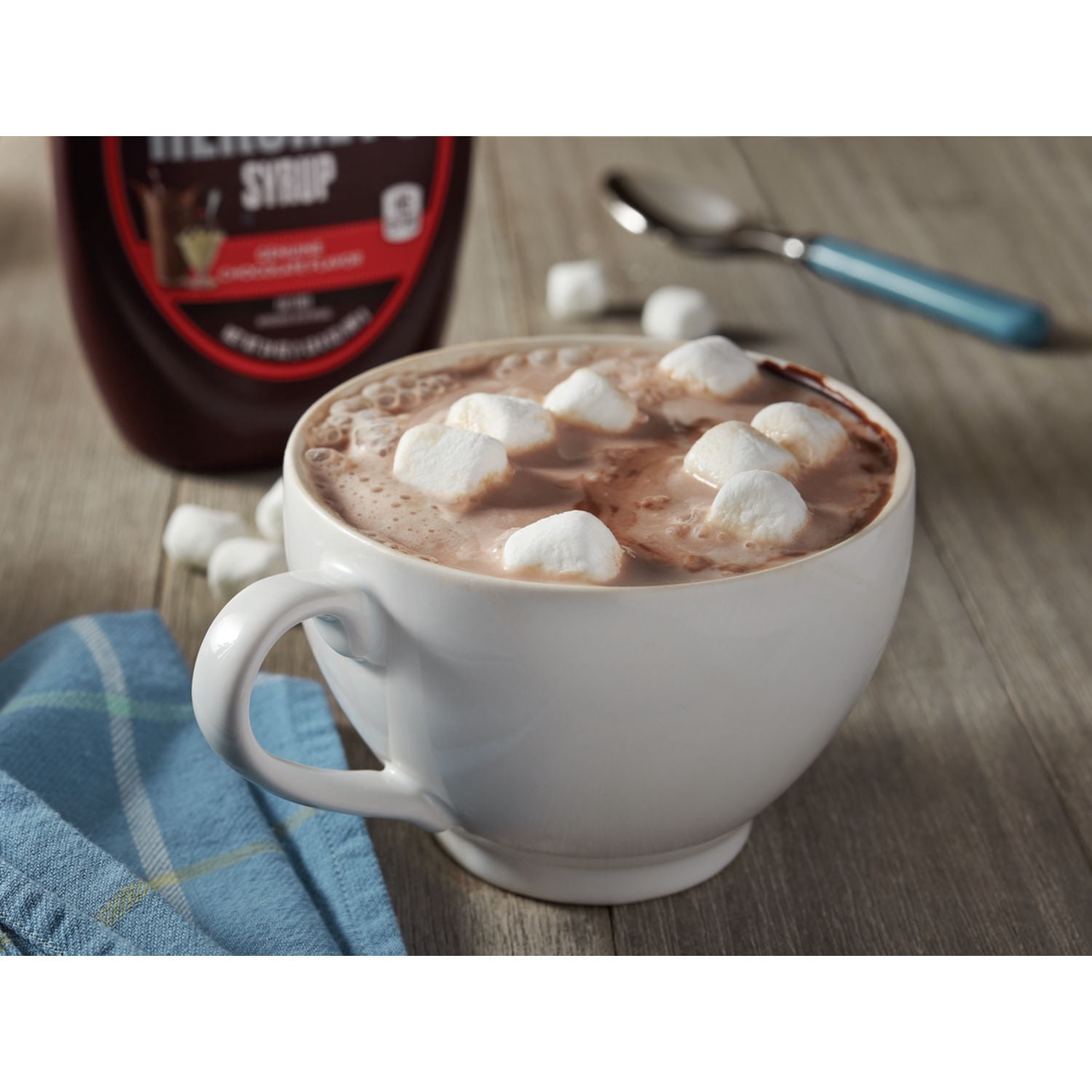 Hershey's Special Dark Mildly Sweet Chocolate Syrup, Bottle 22 oz
