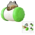 thumbnail image 3 of Juguete para dispensar comida perro gato juguete interactivo alimentador Verde Zulema Rollo alimentador de rompecabezas, 3 of 8