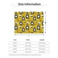 thumbnail image 5 of Naloa Cartoon Bear Yellow Flannel Blankets - Thick and Warm Blanket for Winter, Soft Fuzzy Plush King Blanket for All Seasons80"x60", 5 of 6