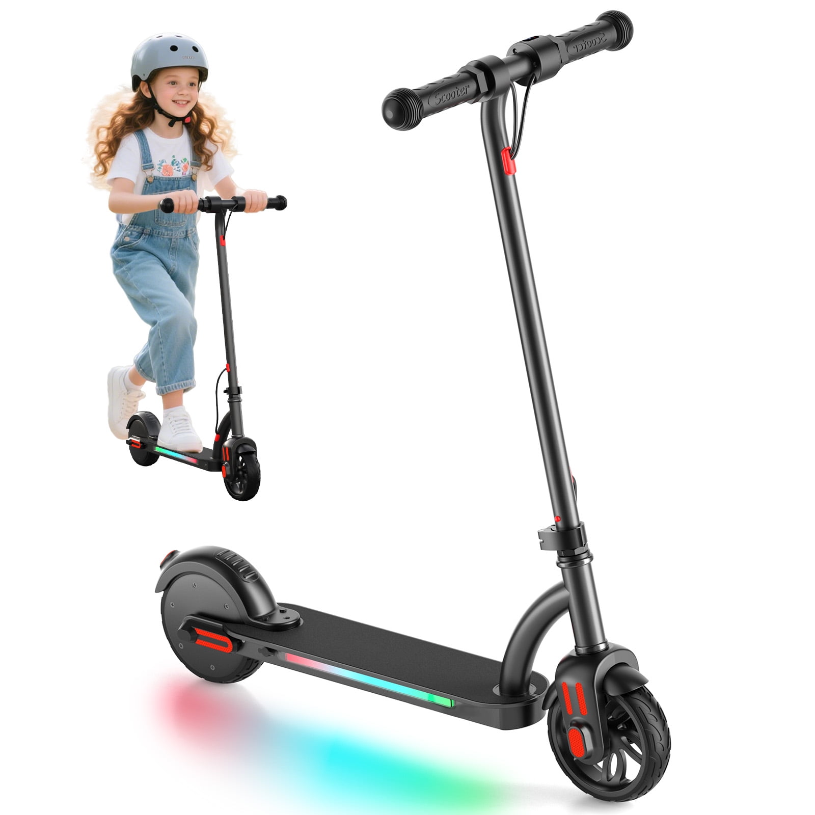 GYROOR H40 Kids Electric Scooter, 180W, LED Display, 10 Mph