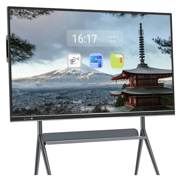 JYXOIHUB Touch Smart TVs, 86 Inch Smart TVs Digital Electronic Whiteboard and multi-touch Screen Board, 4K Uhd Built-In Camera pc monitor Player for Advertisin and Digital Signage Displays