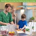 thumbnail image 2 of KitVacPak 100 Large Gallon 4mil 11.5" x 18.5" Thick Vacuum Sealer Bags with Commercial Grade, BPA Free, Heavy Duty.Vacuum Sealer, 2 of 7