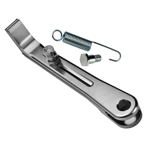 High Strengths Motorcycle Spring Assisted Side Stand Aluminum Kickstand Suitable for 70cc to 200cc Bikes