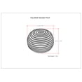 thumbnail image 3 of Simpli Home Simpli Home Yolanda Round Pouf in Natural Jute, 3 of 3
