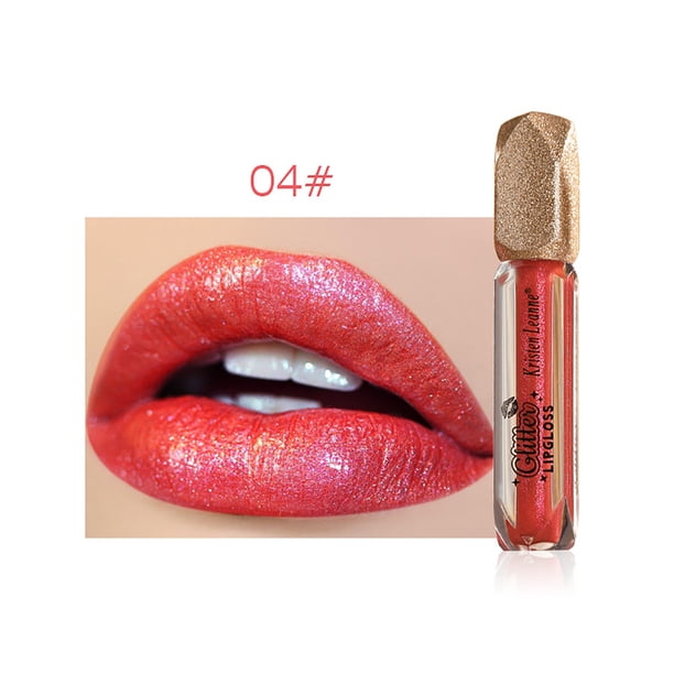 Puntoco Lápiz labial líquido colorante perlado mate que no mancha. Lápiz labial líquido colorante Lip Glaze