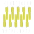 thumbnail image 1 of Fork Spade Wire Connectors, 30Vac-60Vdc Brass Material U Type Wire Connector Maximum.10A  For Tape Recorders For Game Consoles Yellow, 1 of 8