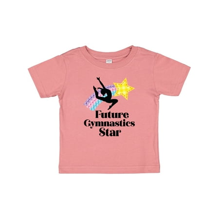 

Inktastic Future Gymnastics Star Gift Baby Girl T-Shirt