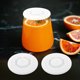 thumbnail image 4 of 4 tapas reutilizables para tazas de silicona para bebidas calientes con agujero de pajita., 4 of 7
