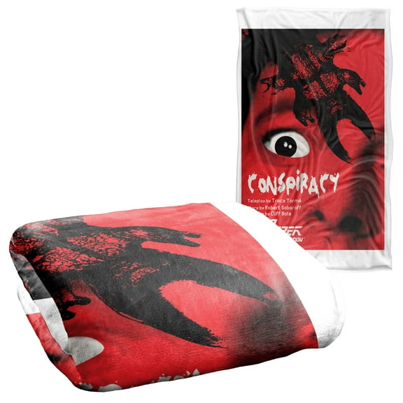 Star Trek The Next Generation Season 1 Episode 25 Silky Touch Super Soft Throw Blanket 36" x 58"