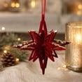 thumbnail image 2 of Christmas Hanging Ornaments with Pre-Strung Ribbons, Reusable Assorted 3D Designs for Christmas Tree, Indoor Holiday Decor and Gift Giving, 2 of 7