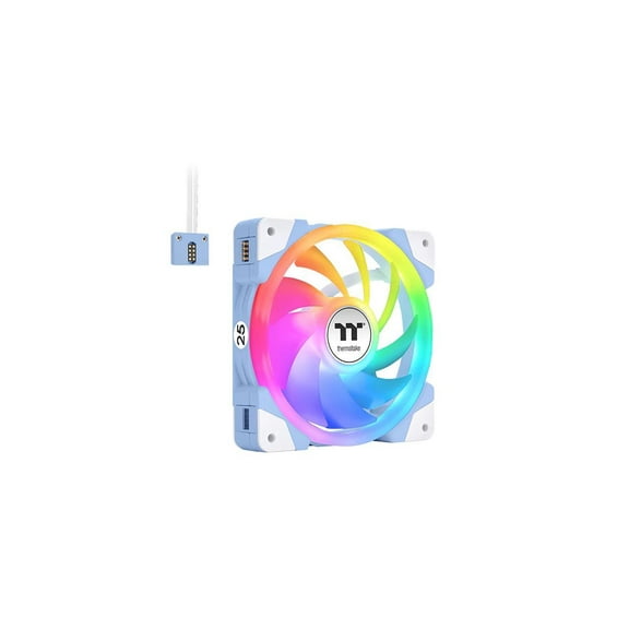 SWAFAN EX14 ARGB Sync PC Cooling Fan Hydrangea Blue TT Premium Edition (3-Fan Pack)