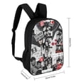 thumbnail image 2 of 17 Inch Casual Shoulder Bookbag, One Direction Backpack Knapsack Travel Bag Outdoor Hiking, 2 of 8